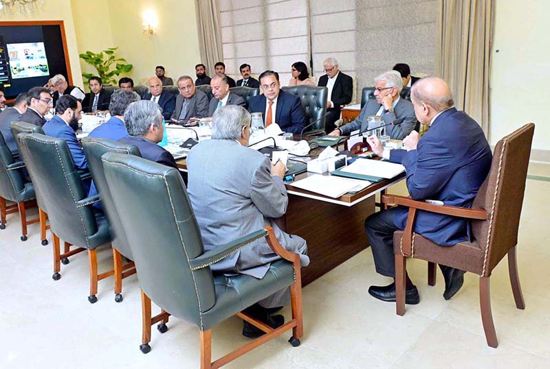 Prime Minister Muhammad Shehbaz Sharif chairs a meeting regarding Power Sector