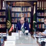 Federal Minister for Finance and Revenue Senator Muhammad Aurangzeb in a meeting with Keith Svendsen, CEO of APM Terminals, accompanied by Ambassador, Ambassador Jakob Linulf