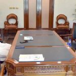 Provincial Education Minister Raheela Hameed Khan Durrani calls on Balochistan Chief Minister Mir Sarfraz Bugti