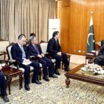 Chairman of China International Development Cooperation Agency, Luo Zhaohui, along with his delegation call on President Asif Ali Zardari, at Aiwan-e-Sadr.
