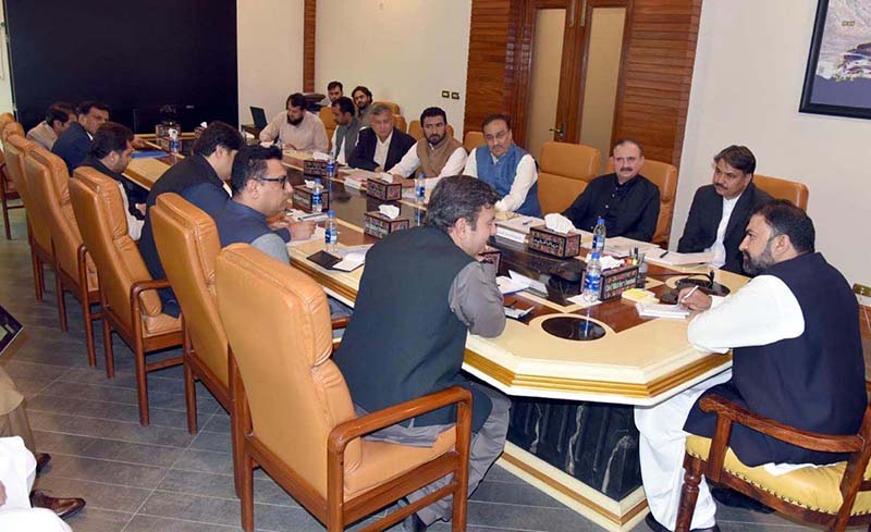 Balochistan Chief Minister, Mir Sarfraz Bugti chairing a review meeting of Welfare Board’s Affair