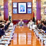 Prime Minister Muhammad Shehbaz Sharif chairs a briefing regarding various developmental projects of the Sindh Government