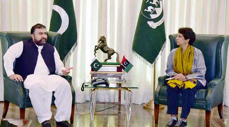 UNDP’s Assistant Secretary General, Ms Kanni Wignaraj meeting with Balochistan Chief Minister Mir Sarfraz Bugti.