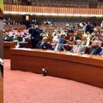 President Asif Ali Zardari addressing the Joint Session of the Parliament at the beginning of the Parliamentary Year