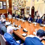Prime Minister Muhammad Shehbaz Sharif chairs a briefing regarding various developmental projects of the Sindh Government
