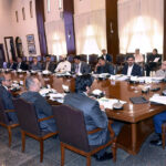 Sindh Chief Minister Syed Murad Ali Shah presides over a cabinet meeting at CM House