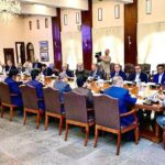 Prime Minister Muhammad Shehbaz Sharif chairs a briefing regarding various developmental projects of the Sindh Government