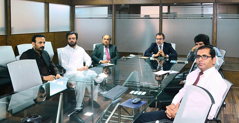 Federal Minister for Power, Sardar Awais Ahmad Khan Leghari chairs a meeting on Hill Torrents and Murunj Dam