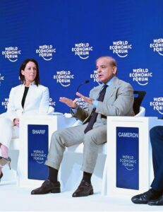 Prime Minister Muhammad Shehbaz Sharif speaks at a Closing Plenary-Rejuvenating Growth, at a Special Meeting of the World Economic Forum.