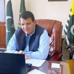 Federal Minister for States and Frontier Regions, Engr. Amir Muqam in a virtual interaction with the United Nations High Commissioner for Refugees (UNHCR) Filippo Grandi over zoom to discuss issues of Afghan refugees.