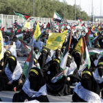 A large number of women participated in Al-Qudus rally during last Friday Holy Fasting Month of Ramzanul Mubarak