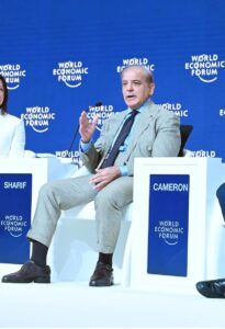 Prime Minister Muhammad Shehbaz Sharif speaks at a Closing Plenary-Rejuvenating Growth, at a Special Meeting of the World Economic Forum.