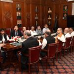 Mr. Attaullah Tarar, Federal Minister for Information and Broadcasting in a meeting with a delegation of CPNE
