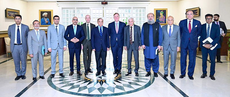 A delegation of the world's leading shipping and logistics company A.P. Møller - Mærsk led by CEO of APM Terminals and board member of A.P. Møller – Mærsk, Keith Svendsen calls on Prime Minister Muhammad Shehbaz Sharif