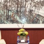 Federal Minister for Privatization, Board of Investment and Communications, Abdul Aleem Khan meeting with the Ambassador of the People's Republic of China, Mr. Jiang Zaidong, to offer his condolences over the recent accident of Chinese engineers