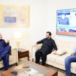 Chairman Prime Minister's Youth Programme Rana Mashood Ahmed Khan in a meeting with Veteran Hockey player Khawaja Junaid