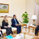 A delegation of UNICEF calls on Prime Minister Muhammad Shehbaz Sharif