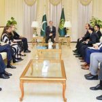 A delegation of UNICEF calls on Prime Minister Muhammad Shehbaz Sharif