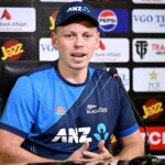 Captain New Zealand Cricket team, Michael Bracewell talking the media during a practice session at the Qaddafi Cricket Stadium ahead of the fourth Twenty20 Cricket match between Pakistan and New Zealand Cricket Teams in a five-match Twenty20 series