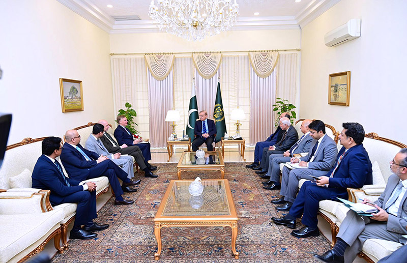 A delegation of the world's leading shipping and logistics company A.P. Møller - Mærsk led by CEO of APM Terminals and board member of A.P. Møller - Mærsk Mr. Keith Svendsen call on Prime Minister Muhammad Shehbaz Sharif