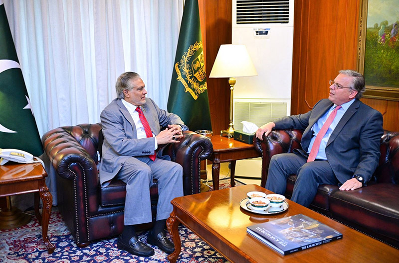 The Ambassador of United States to Pakistan Donald Blome calls on Foreign Minister, Mohammad Ishaq