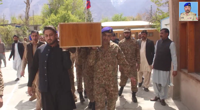Chilas landslide martyr's funeral prayer offered in Gilgit