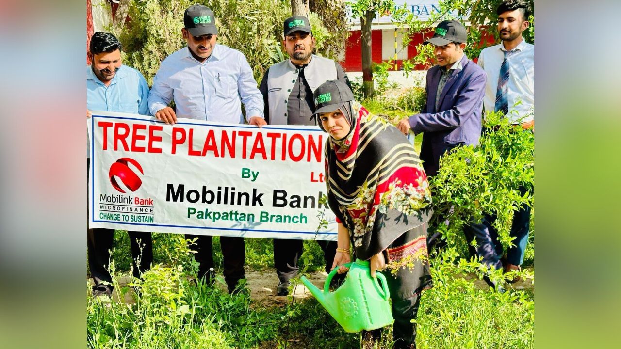 Mobilink Bank carries out nationwide plantation drive to boost safeguards against climate change