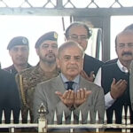 PM Shehbaz visits Mazar-e-Quaid, pays homage to father of nation