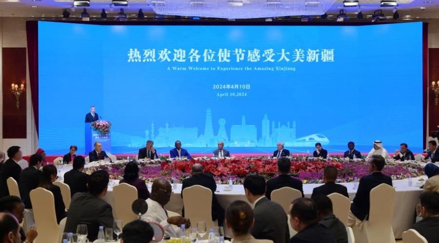 Foreign envoys praise prosperous Xinjiang at conference