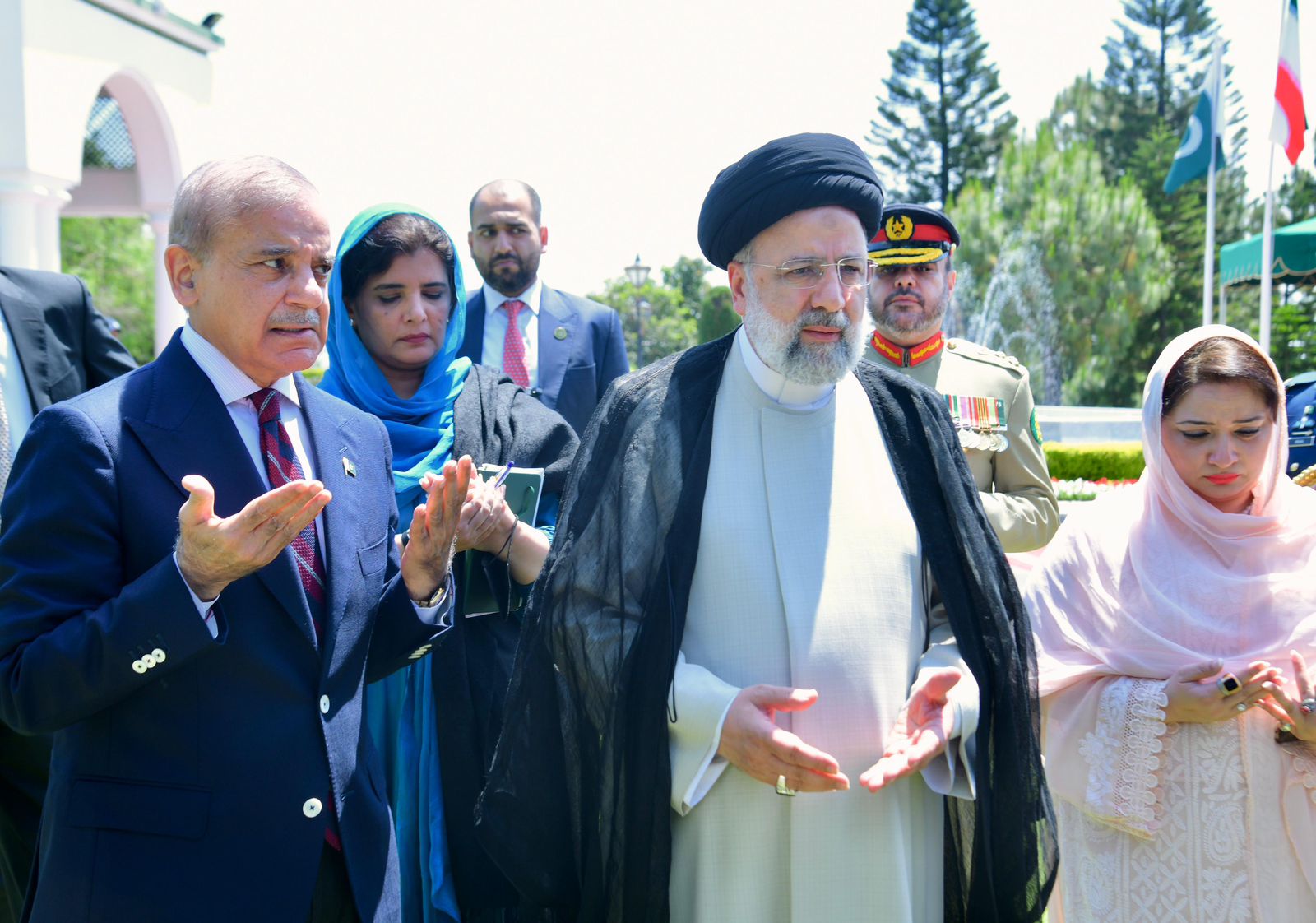 PM Shehbaz, President Raisi plant a sapling to mark Earth Day