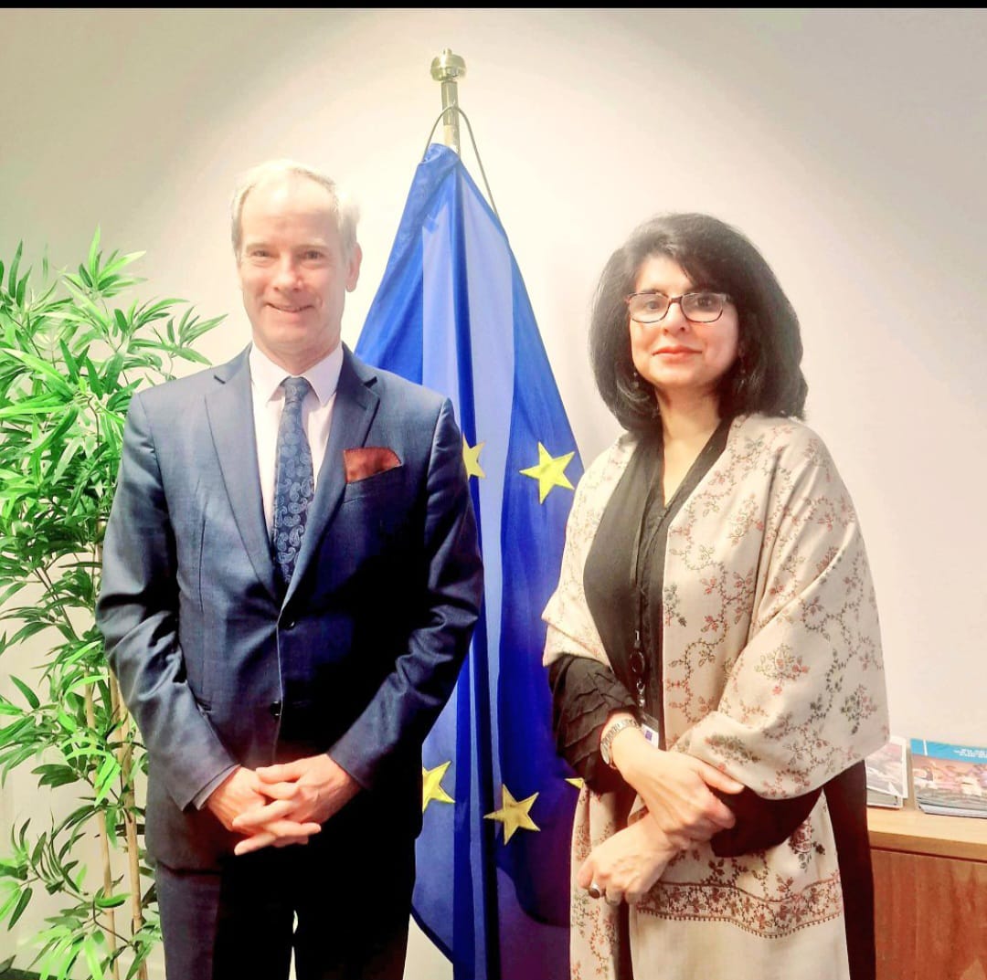 Amna Baloch calls on EU's special envoy on human rights