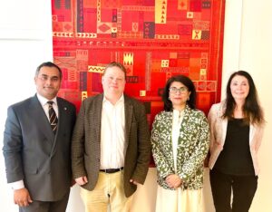 Pak Ambassador meets HBL Country Manager, CE EPC in Brussels