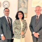 Pak Ambassador meets HBL Country Manager, CE EPC in Brussels