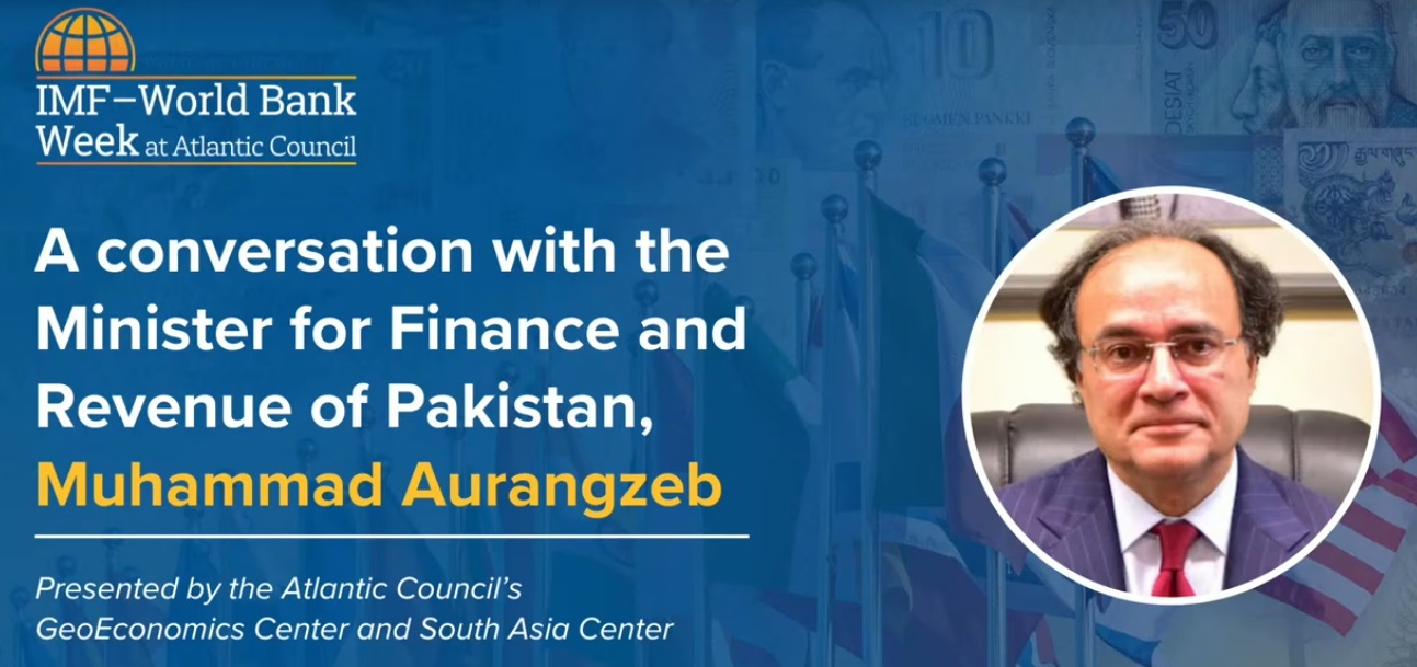 In Washington Aurangzeb highlights Pakistan’s roadmap to address economic challenges