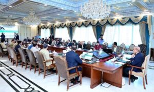 Prime Minister Muhammad Shehbaz Sharif chairs a sectoral briefing regarding NAVTTC and Ministry of Overseas Pakistanis and Human Resource Development.