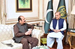 Chairman Prime Minister Youth Program Rana Mashhood Ahmed calls on Prime Minister Muhammad Shehbaz Sharif.