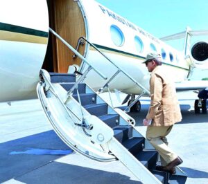Prime Minister Muhammad Shehbaz Sharif departs for Abu Dhabi for his day long visit of UAE.