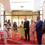 PM's Coordinator on Climate Change & Environmental Coordination Romina Khurshid Alam alongside Azeri Minister & President COP29 Mukhtar Babayev praying after plantation at F9 Park
