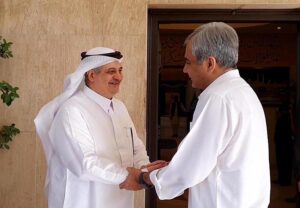 Federal Minister for Interior Mohsin Naqvi in a meeting with Ambassador of Saudi Arabia Nawaf Bin Saeed Ahmed Al-Maliki. APP/IQJ/FHA