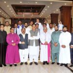 Chairman Senate Syed Yusuf Raza Gillani in a meeting with the different delegations at Circuit House