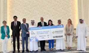 Ambassador Faisal Niaz Tirmizi, Pakistan's Envoy to the United Arab Emirates (UAE) held a side-line meeting with CEO Abu Dhabi Airports Elena Sorlini at Al Ain airport during a ceremony that also highlighted launch of PIA's flight from Al Ain to Turbat, Baluchistan.