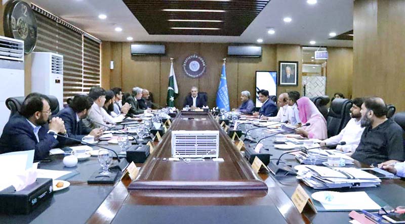 The 109th meeting of the National Accounts Committee (NAC) held in the N3C, Pakistan Bureau of Statistics, Headquarters. The Secretary M/O PD&SI Awais Manzur Sumra chairing the meeting of NAC.