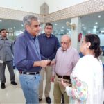 Interior Minister Mohsin Naqvi visiting NADRA Center, Garden Town