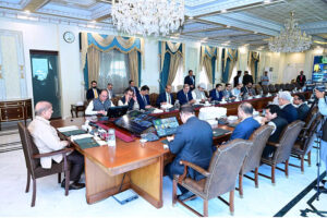 Prime Minister Muhammad Shehbaz Sharif chairs a review meeting on Electricity Supply Load Management and Anti-Power Theft Campaign