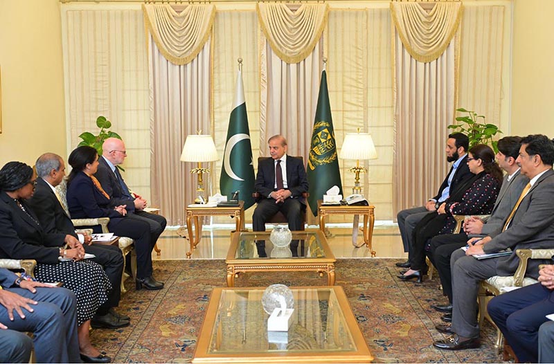 A delegation of the Global Polio Eradication Initiative led by Dr Christopher Elias, Chair of Polio Oversight Board and president of the Bill & Melinda Gates Foundation’s Global Development Division called on Prime Minister Muhammad Shehbaz Sharif.