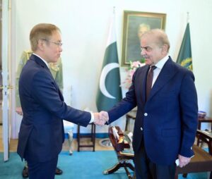 Ambassador of the Republic of Korea H.E. Park Ki Jun called on Prime Minister Muhammad Shehbaz Sharif.