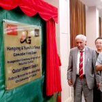 Federal Minister for Maritime Affairs, Qaiser Ahmed Sheikh inaugurates the Henggeng & Agricultural Industrial Unit at North Free Zone.