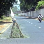 A view of open drain line at Kashmir Road may cause any mishap, needs attention of concerned authorities