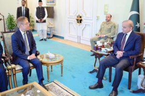 Ambassador of the Republic of Korea H.E. Park Ki Jun called on Prime Minister Muhammad Shehbaz Sharif.