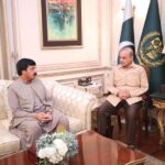 Governor of the Punjab Sardar Saleem Haider calls on Prime Minister Muhammad Shehbaz Sharif